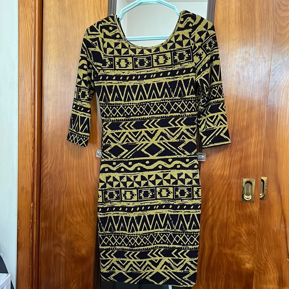 Aztec Style No Brand Midi Dress Bodycon Dress